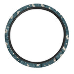 Baby Rabbit Pattern Print Car Steering Wheel Cover