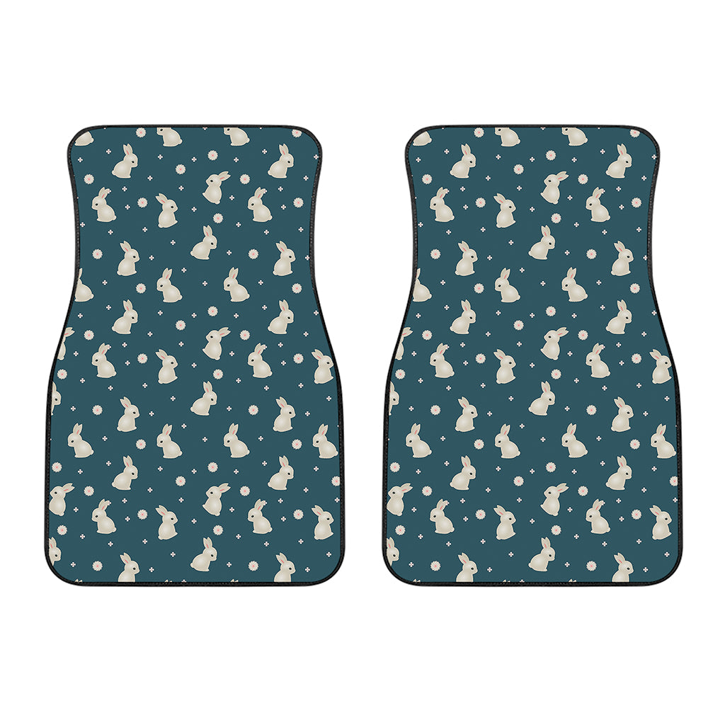 Baby Rabbit Pattern Print Front Car Floor Mats