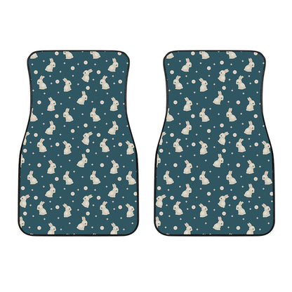 Baby Rabbit Pattern Print Front Car Floor Mats