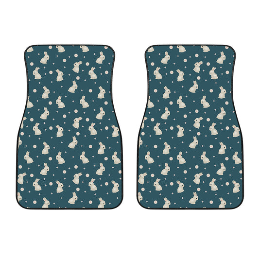 Baby Rabbit Pattern Print Front Car Floor Mats