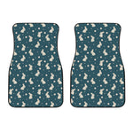 Baby Rabbit Pattern Print Front Car Floor Mats