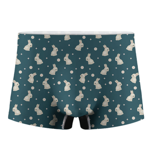 Baby Rabbit Pattern Print Men's Boxer Briefs