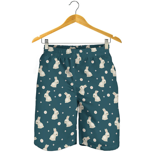Baby Rabbit Pattern Print Men's Shorts