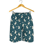 Baby Rabbit Pattern Print Men's Shorts