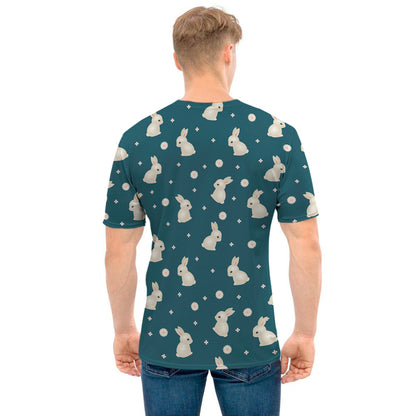 Baby Rabbit Pattern Print Men's T-Shirt