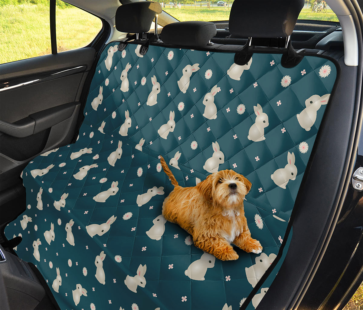 Baby Rabbit Pattern Print Pet Car Back Seat Cover