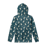 Baby Rabbit Pattern Print Pullover Hoodie