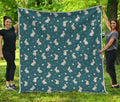 Baby Rabbit Pattern Print Quilt