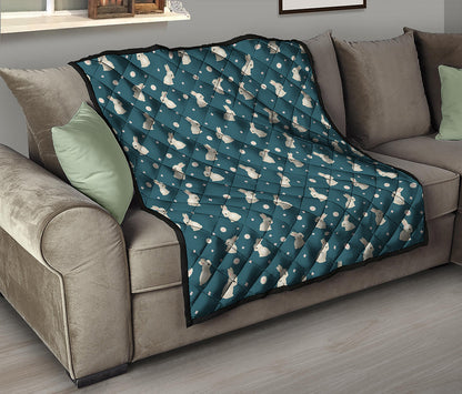 Baby Rabbit Pattern Print Quilt