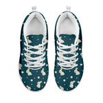 Baby Rabbit Pattern Print White Sneakers