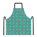 Banana And Monkey Pattern Print Apron
