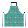 Banana And Monkey Pattern Print Apron