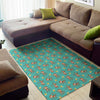 Banana And Monkey Pattern Print Area Rug