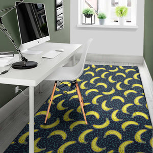 Banana Fruit Pattern Print Area Rug