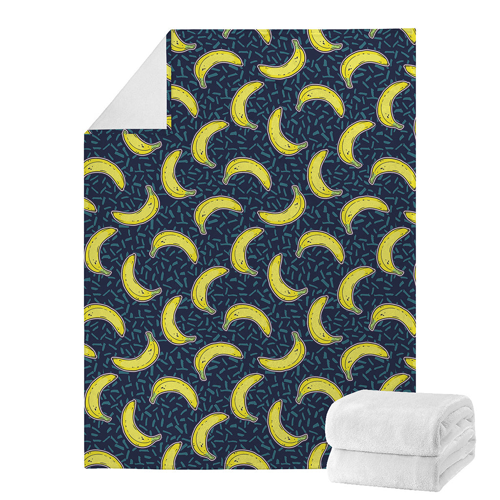 Banana Fruit Pattern Print Blanket