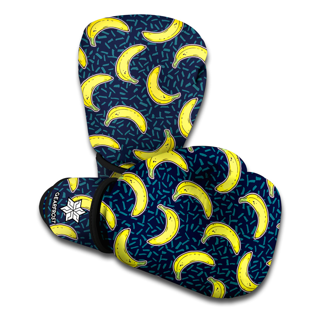 Banana Fruit Pattern Print Boxing Gloves