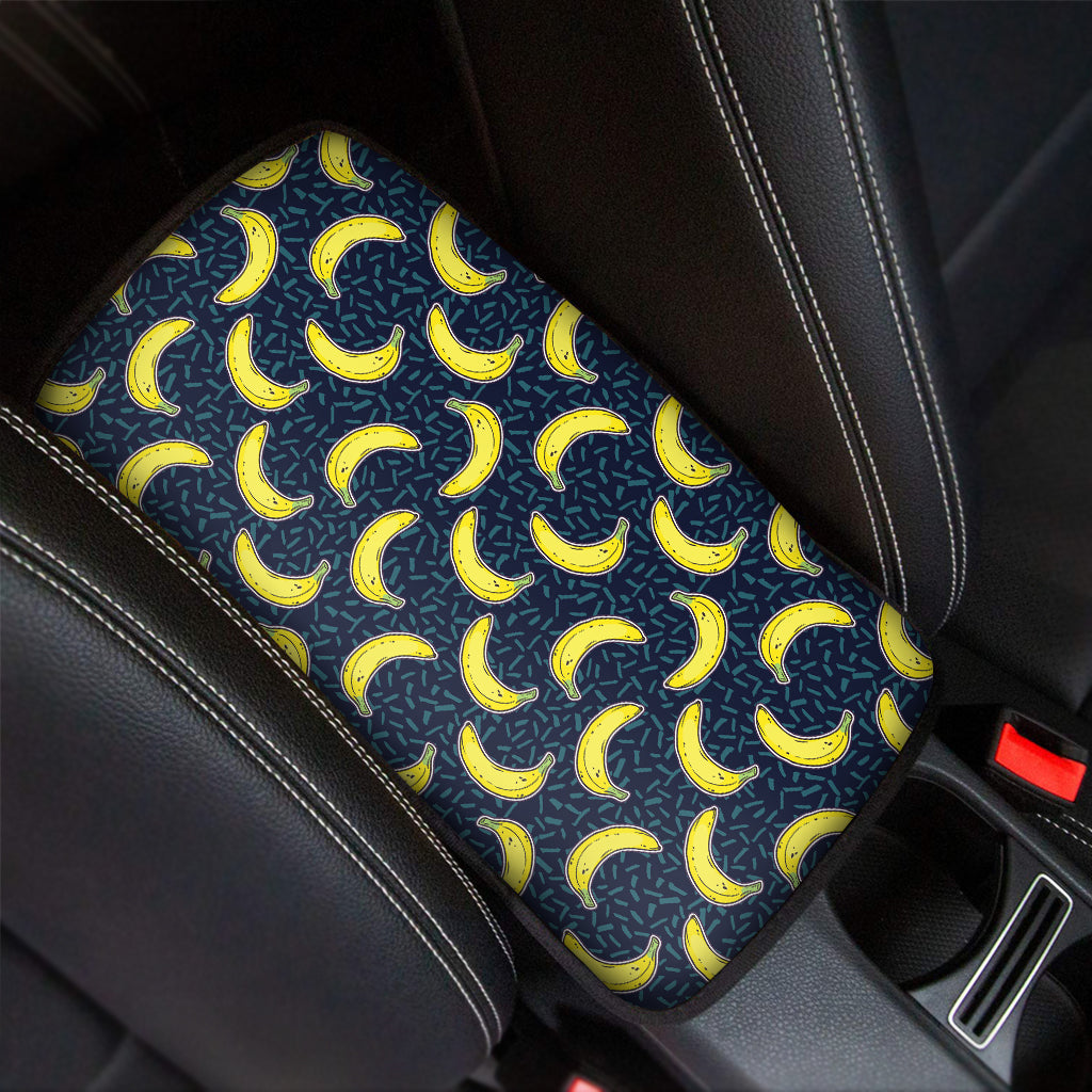 Banana Fruit Pattern Print Car Center Console Cover