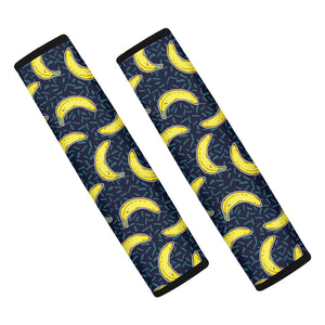 Banana Fruit Pattern Print Car Seat Belt Covers