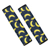 Banana Fruit Pattern Print Car Seat Belt Covers