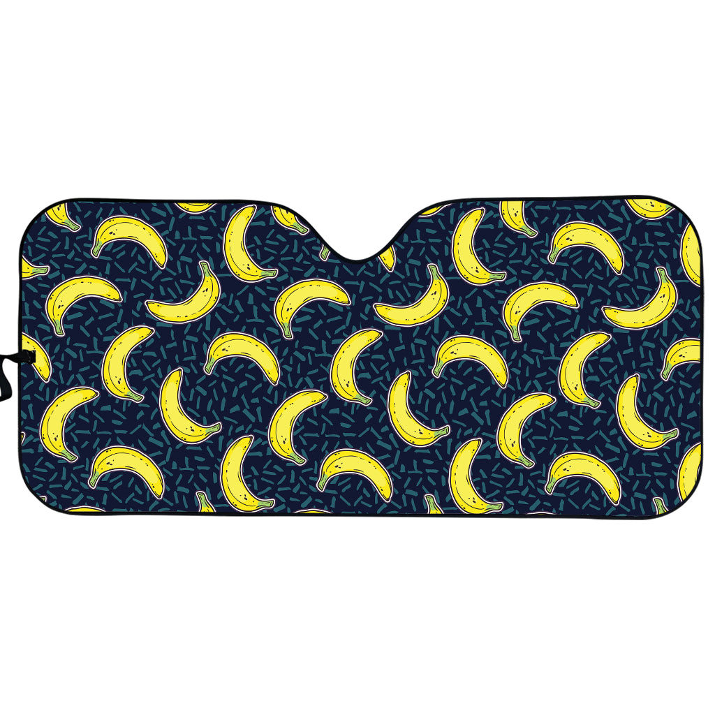 Banana Fruit Pattern Print Car Sun Shade