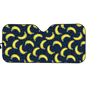 Banana Fruit Pattern Print Car Sun Shade