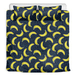 Banana Fruit Pattern Print Duvet Cover Bedding Set