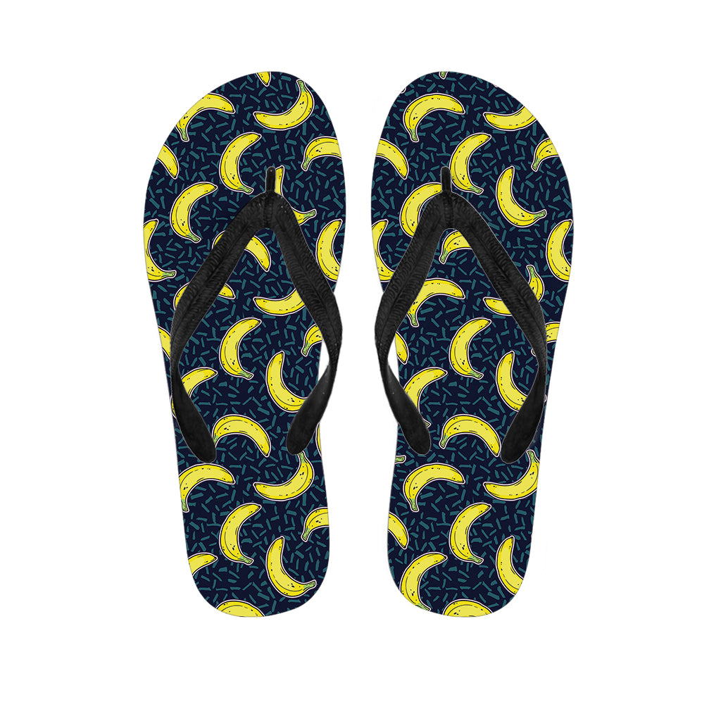 Banana Fruit Pattern Print Flip Flops