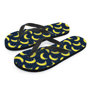 Banana Fruit Pattern Print Flip Flops