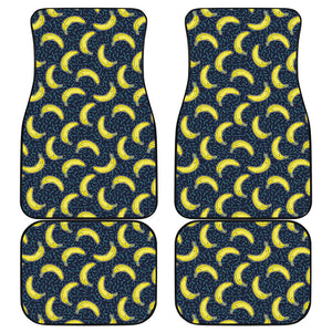 Banana Fruit Pattern Print Front and Back Car Floor Mats