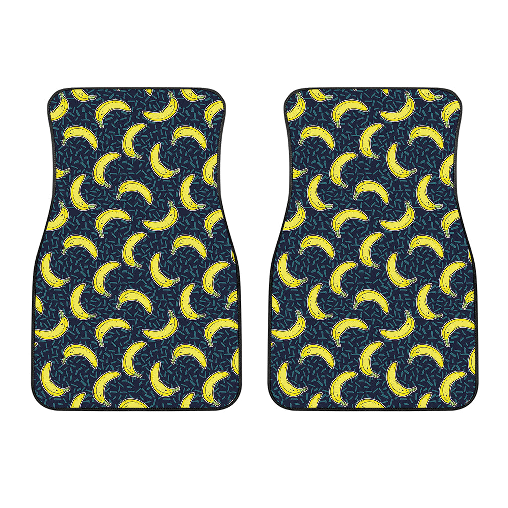 Banana Fruit Pattern Print Front Car Floor Mats