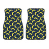 Banana Fruit Pattern Print Front Car Floor Mats