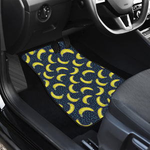 Banana Fruit Pattern Print Front Car Floor Mats