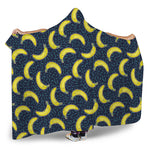 Banana Fruit Pattern Print Hooded Blanket
