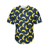 Banana Fruit Pattern Print Men's Baseball Jersey