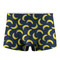 Banana Fruit Pattern Print Men's Boxer Briefs