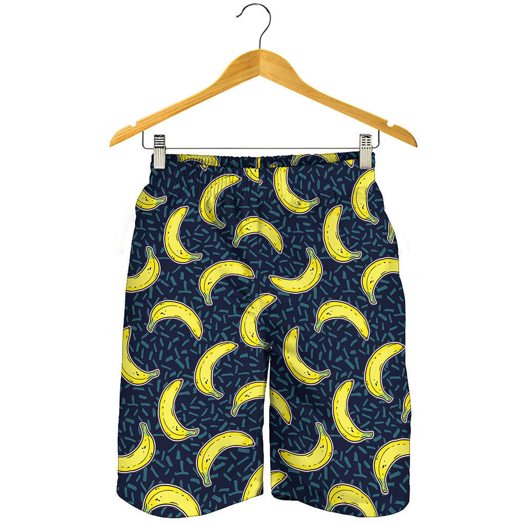 Banana Fruit Pattern Print Men's Shorts