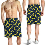 Banana Fruit Pattern Print Men's Shorts