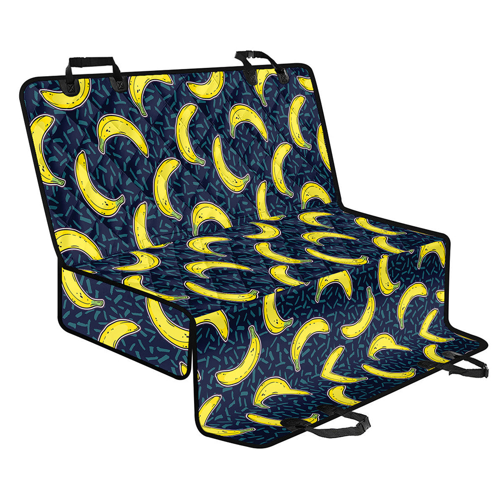 Banana Fruit Pattern Print Pet Car Back Seat Cover