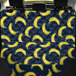 Banana Fruit Pattern Print Pet Car Back Seat Cover