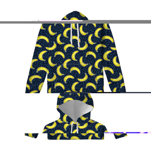 Banana Fruit Pattern Print Pullover Hoodie