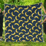 Banana Fruit Pattern Print Quilt