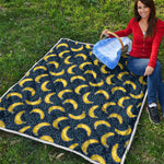 Banana Fruit Pattern Print Quilt