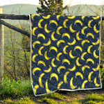 Banana Fruit Pattern Print Quilt