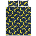 Banana Fruit Pattern Print Quilt Bed Set
