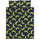 Banana Fruit Pattern Print Quilt Bed Set