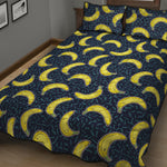 Banana Fruit Pattern Print Quilt Bed Set