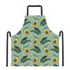 Banana Leaf Avocado Pattern Print Apron