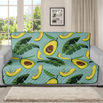 Banana Leaf Avocado Pattern Print Futon Protector