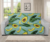 Banana Leaf Avocado Pattern Print Futon Protector