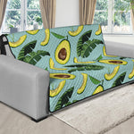 Banana Leaf Avocado Pattern Print Futon Protector